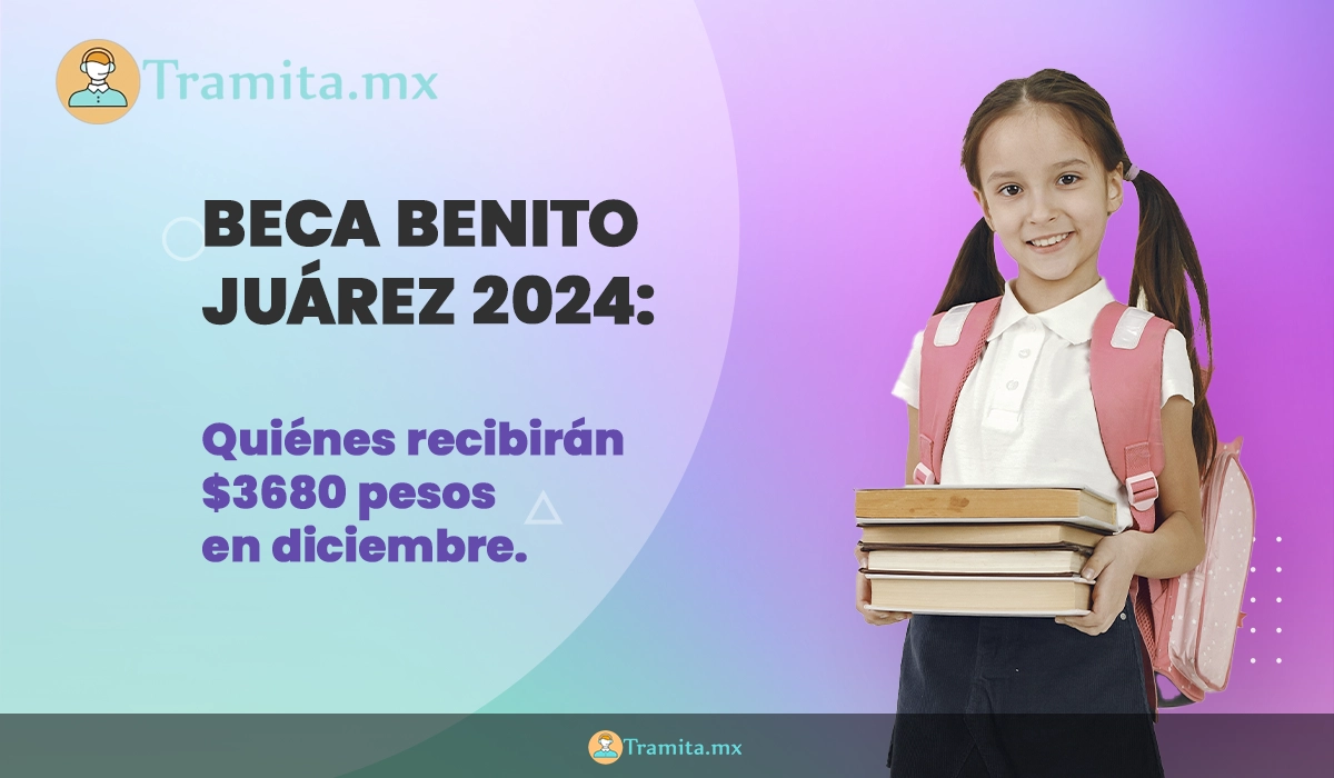Beca Benito Juárez 2024: ¿Quiénes recibirán tres mil 680 pesos en diciembre