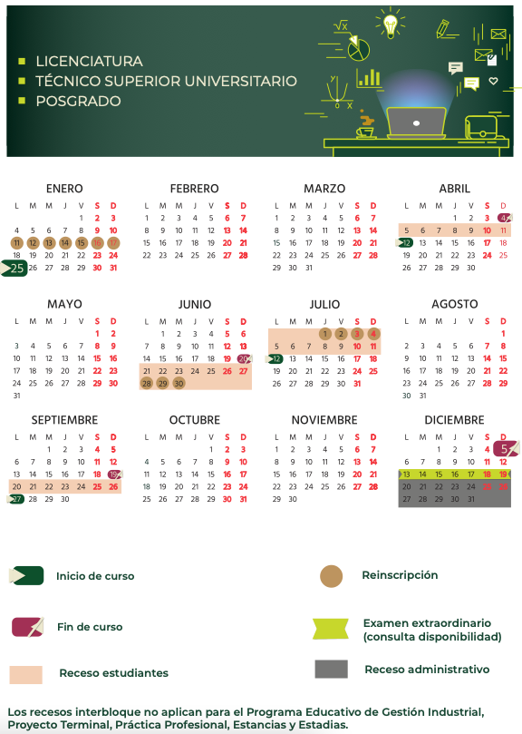 UNADM Convocatoria 2021 calendario