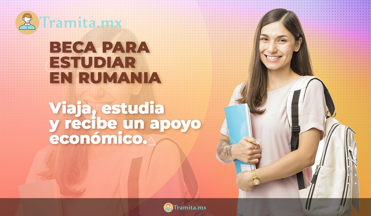 Estudia en Rumania y recibe un apoyo económico.
