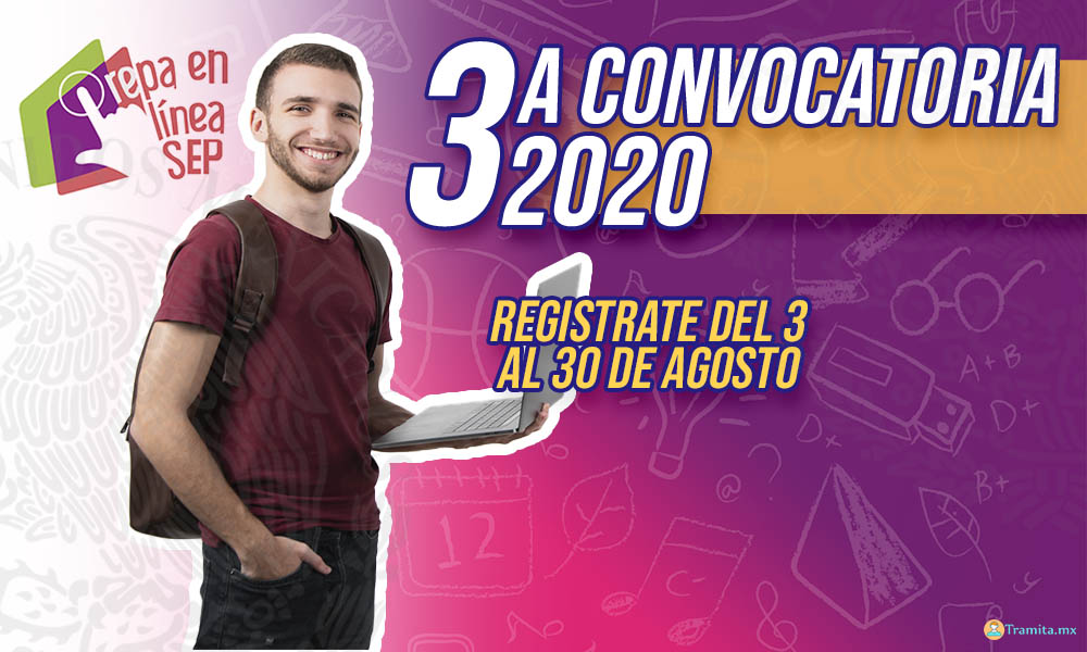 Prepa en Línea SEP Tercera Convocatoria 2020