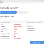 Consulta Tu CURP En Línea Totalmente Gratis E Imprimela.