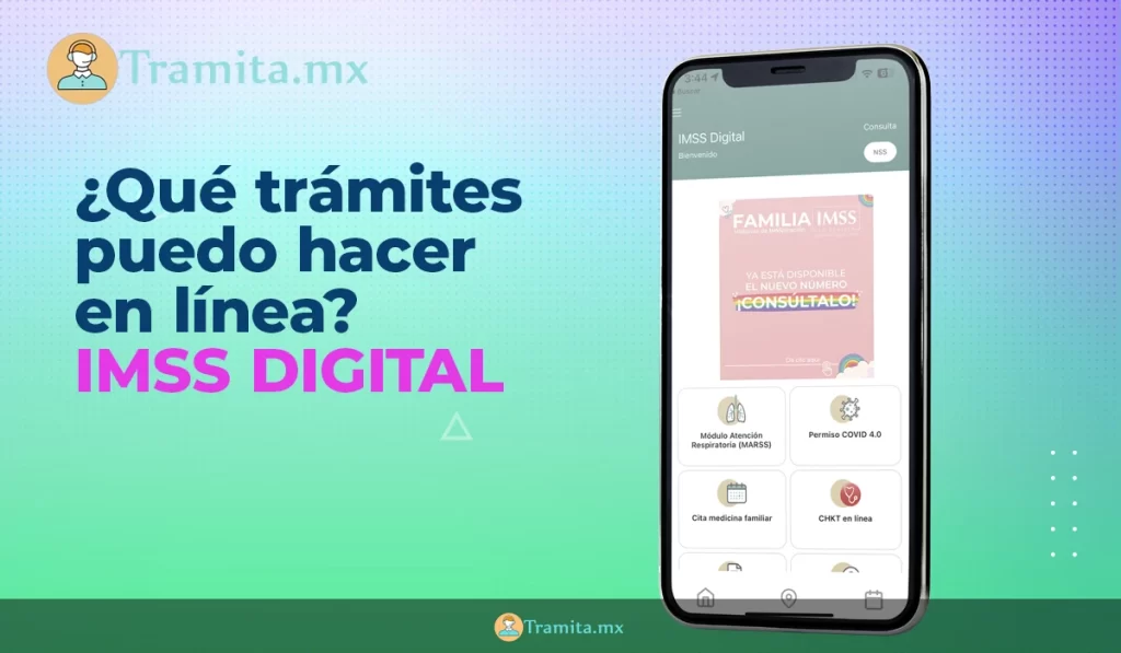 ¿Qué trámites puedo hacer en línea? IMSS digital