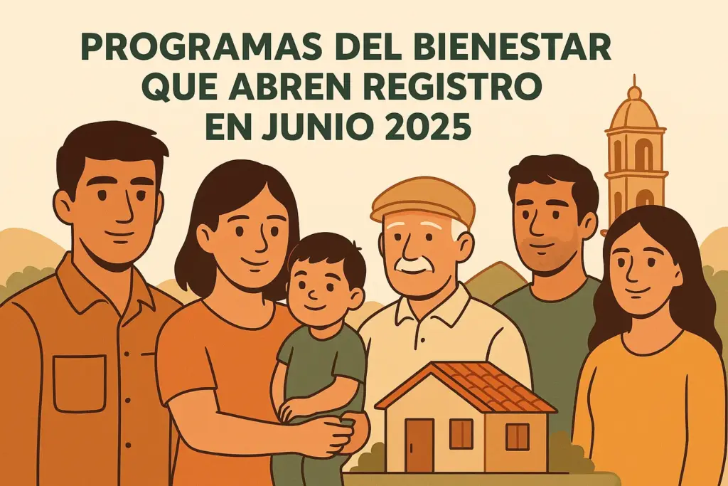 programas del bienestar que abren registro en junio 2025