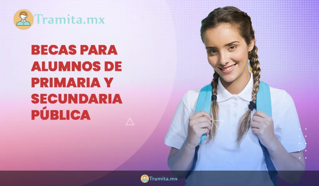 Becas para alumnos de primaria y secundaria pública
