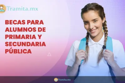 Becas para alumnos de primaria y secundaria pública