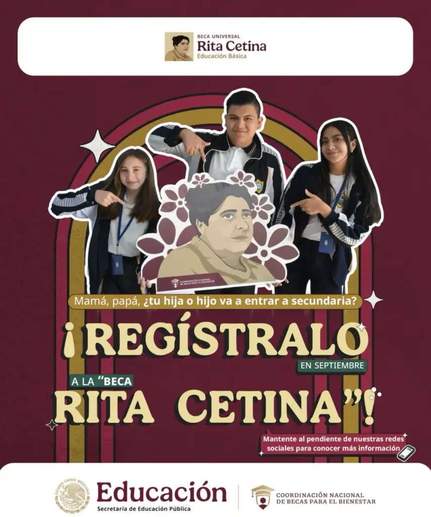 beca rita cetina registro para septiembre