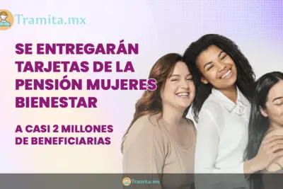 tarjetas de la Pensión Mujeres Bienestar